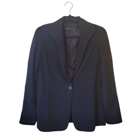 Lafayette 148 Black Classic Relaxed Blazer - Picture 1 of 6